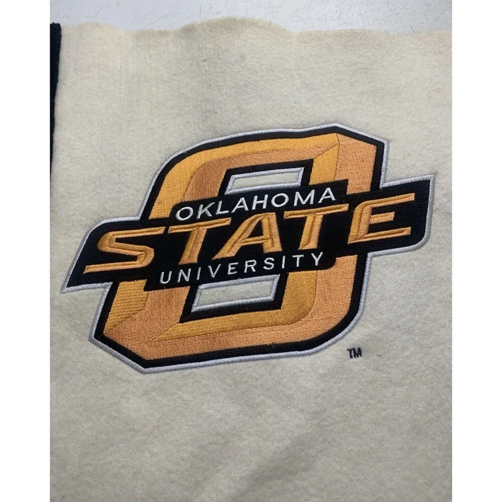 Oklahoma State University Wool Banner Vintage Embroidered Logo 17 in x 40 in